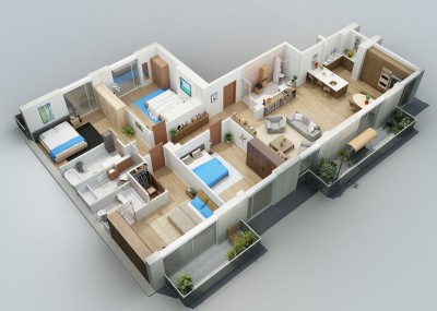 one-floor-house-design-plans-apartment-designs-shown-with-rendered-3d-floor-plans-image