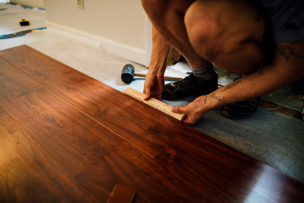 New flooring installations.