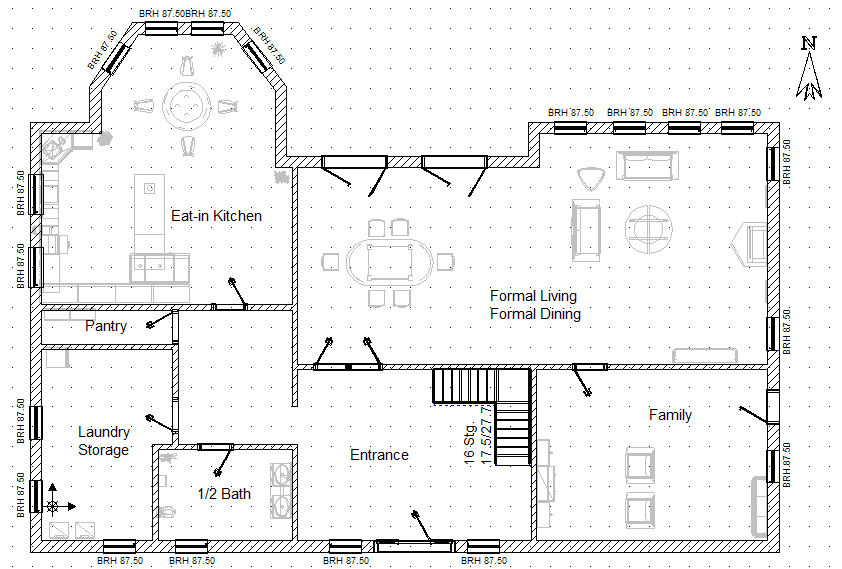 Draw floor plan to sale scale online free